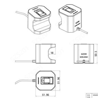 SZS201桌面式指纹采集仪